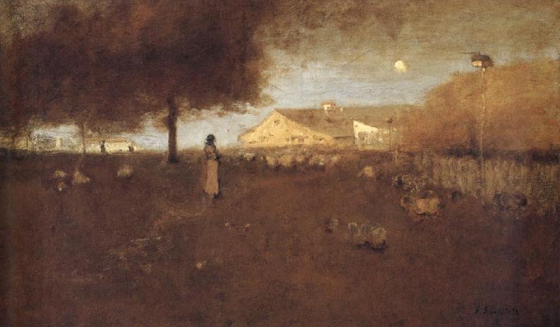 George Inness Old Farm-Montclair Germany oil painting art